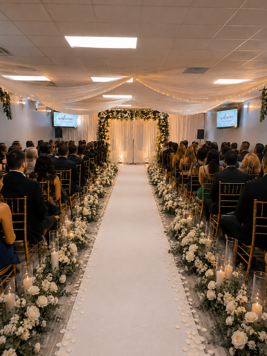 Ceremony Aisle — Full Room